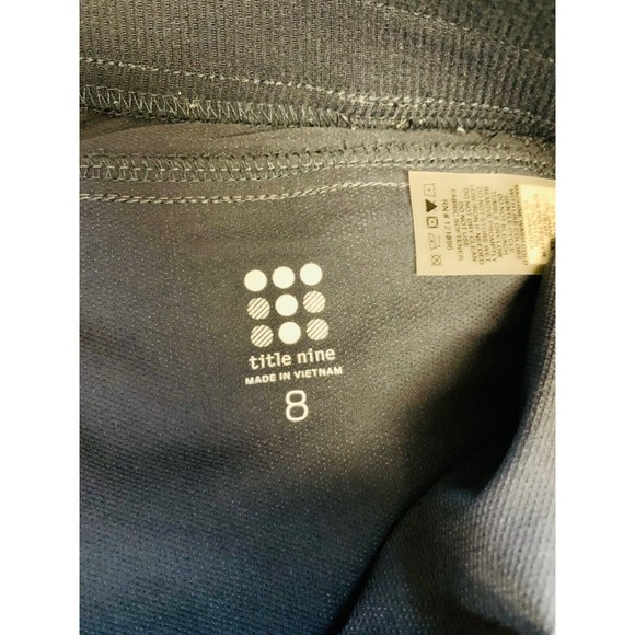 Title Nine Womens sz 8 Blue Nylon Blend Stretch Clamber 2.0 Hiking Capri Pants - Picture 4 of 9